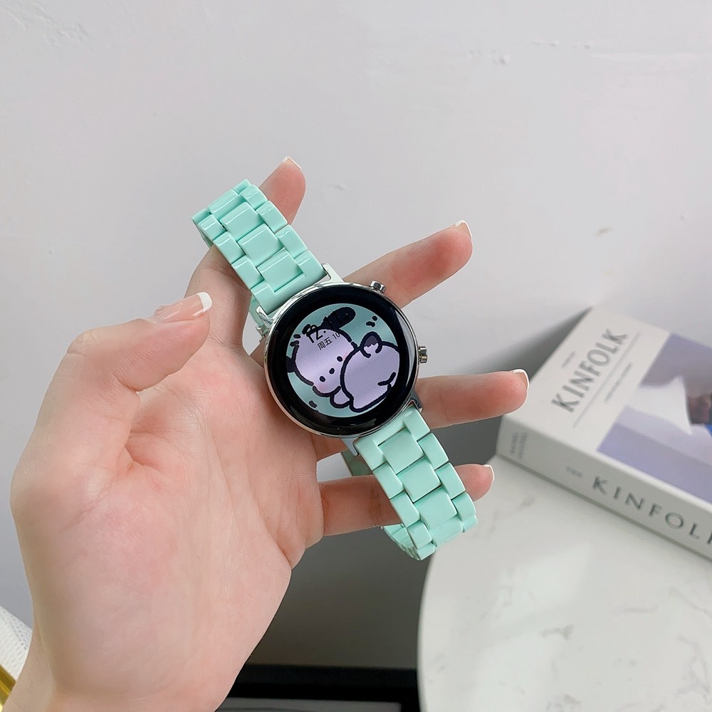 สายนาฬิกาข้อมือ พลาสติก เรซินใส สีอะคริลิค แฟชั่น สําหรับ realme Watch S Pro
