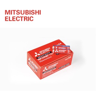 Mitsubishi Electric ถ่านขนาด AA super heavy duty 1.5V(1กล่องบรรจุ40ก้อน) ถ่าน