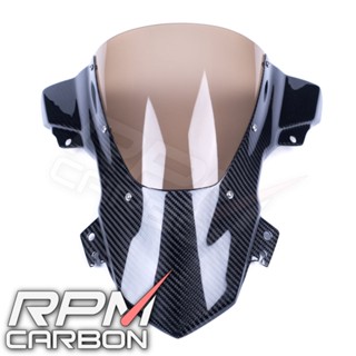 BMW S1000RR Carbon Fiber Windshield (Dark Glass)