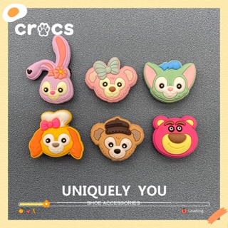 Crocs jibbitz charms StellaLou น่ารัก การ์ตูน ตกแต่งหัวเข็มขัด อุปกรณ์เสริมรองเท้า