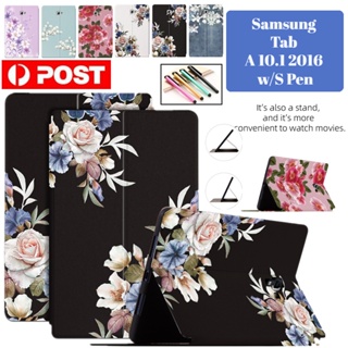 เคสหนัง ฝาพับ ลายการ์ตูน กันกระแทก สําหรับ Samsung Galaxy Tab A 10.1 2016 SM-P580 SM-P585