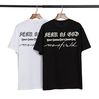 Fear OF GOD เสื้อยืดลําลองแฟชั่นสําหรับผู้ชายผู้หญิงแขนสั้น