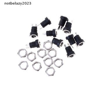 [notbelazy] 10Pcs DC-022B Power Supply Jack Socket Female Panel Mount Connector 5.5*2.1mm [TH]