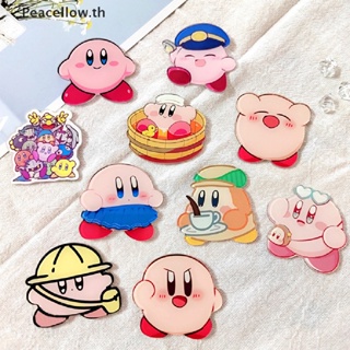 เข็มกลัดโลหะ ลายการ์ตูนอนิเมะ Kirby Adventure สีเหลือง สําหรับเก็บสะสม ของขวัญ TH