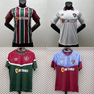 เสื้อยืดแขนสั้น ลายทีมชาติฟุตบอล Fluminense FC Umbro 2022 23 24 ชุดเหย้า สําหรับผู้ชาย และผู้หญิง พลัสไซซ์ QH1