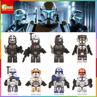 ของเล่นตัวต่อฟิกเกอร์ Star Wars Destroyer Front Sight Hunter Commander Cody Technician ขนาดเล็ก สําหรับเด็ก