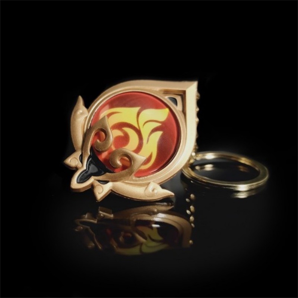 Keychains 27 บาท พวงกุญแจคอสเพลย์ เกม Genshin Impact Vision Lnazuma Wendi Xiao Xu Mi 7 องค์ประกอบ เรืองแสง Hobbies & Collections