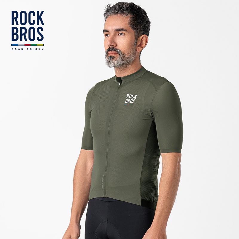 【ROAD To SKY】ROCKBROS เสื้อปั่นจักรยาน แขนสั้น แห้งเร็ว ระบายอากาศ สบาย ซับเหงื่อ สําหรับผู้ชาย — صورة 6