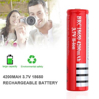 ถ่าน ถ่านแดงยาว Lithium-ion 18650 (3.7 V) (x1ชิ้น) ถ่านชาร์จ