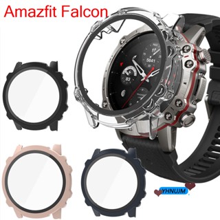 เคส พร้อม ฟิล์ม Amazfit Falcon watch Case Film เคสกันกระแทก พร้อม ฟิล์มฟิล์มกระจก ในตัว AmazfitFalcon watch case pc