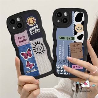 เคสโทรศัพท์มือถือ แบบนิ่ม ลายผีเสื้อ หน้ายิ้ม สําหรับ Infinix Hot 10 Lite 10 11 10T 9 8 Play 12 Pro Hot 10s 11s NFC 11s 12i 20 20s Smart 5 4 6 Plus Note 8 12 G96 10Pro 12Pro 12 2023 เคส