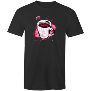 [S-5XL] เสื้อยืด ผ้าฝ้าย 100% พิมพ์ลาย Coffee Space Code สําหรับผู้ชาย