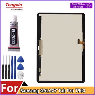 หน้าจอสัมผัสดิจิทัล LCD 100% สําหรับ Samsung GALAXY Tab Pro T900 T901 T905 SM-T900 12.2 นิ้ว T900