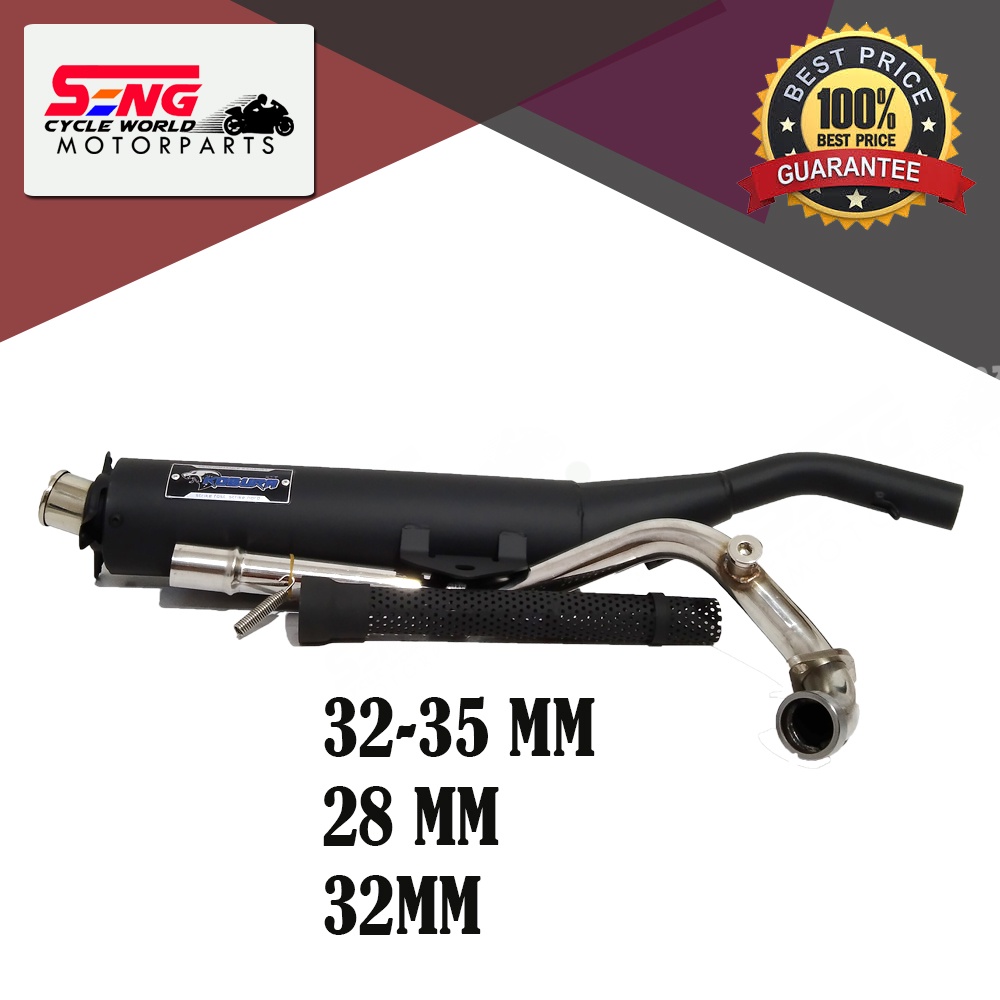 YAMAHA Y15 ZR , LC135 4S / 5S , N MAX V2 RACING MUFFLER ASSY-28MM-KOBURA