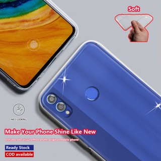 เคสโทรศัพท์มือถือ ยางนิ่ม ใส กันกระแทก สีเหลือง สําหรับ Huawei Honor 8X Max Y Max View 10 Lite JSN-L11 21 22 42 ARS-L22 AL00 L00 ARE-AL00 L22HN AL10