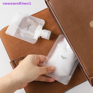 Newsandthen1 กระเป๋าเดินทาง เครื่องสําอาง โลชั่น เจลอาบน้ํา แชมพู แบบพกพา ขนาดเล็ก ทําความสะอาดผิวหน้า แบบใช้แล้วทิ้ง ที่เก็บขวด เครื่องมือในบ้าน ดี