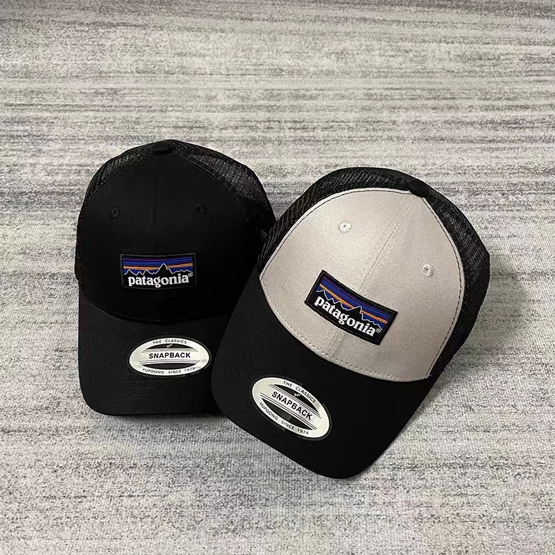 Patagonia หมวกเบสบอล ผ้าตาข่าย ป้องกันแดด แฟชั่นฤดูร้อน สําหรับผู้ชาย และผู้หญิง