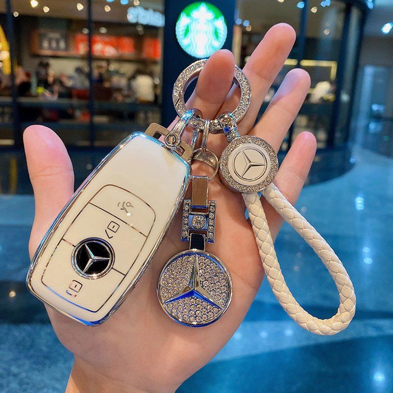 ปลอกกุญแจรถยนต์ สําหรับ Mercedes Benz A Class B Class C Class E Class S Class EQA EQC GLA GLB GLC GL