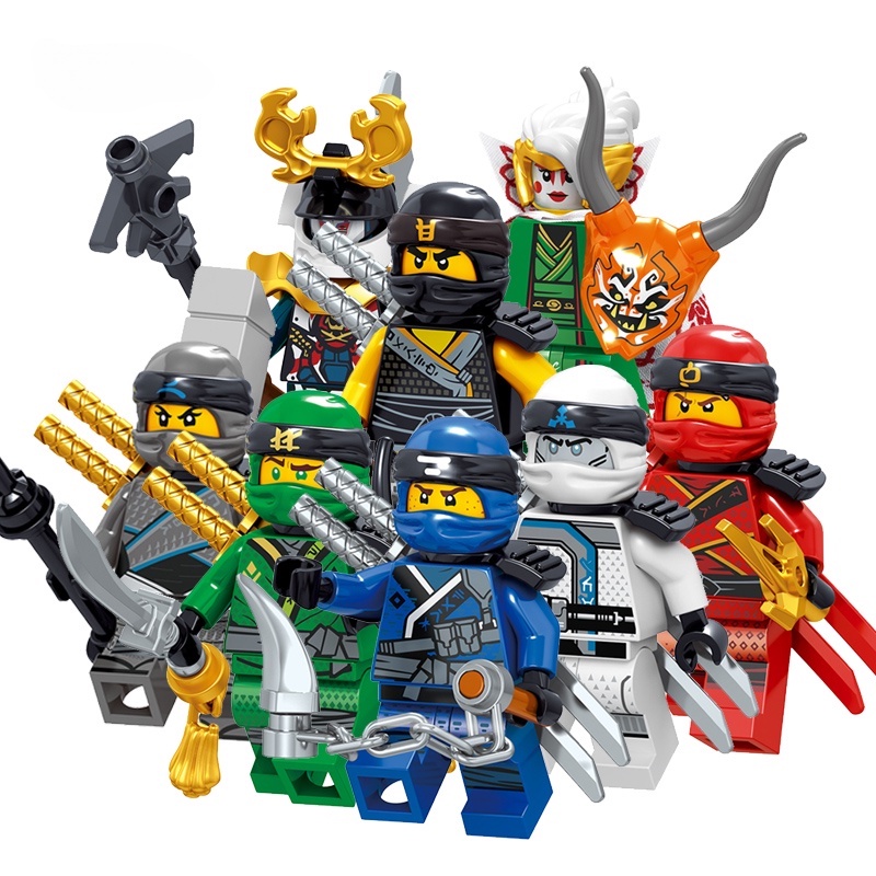 Ninjagings Character Kai Jay Cole Zane Nya Lloyd Mini Action Building Blocks Figure Toys Kids Gift