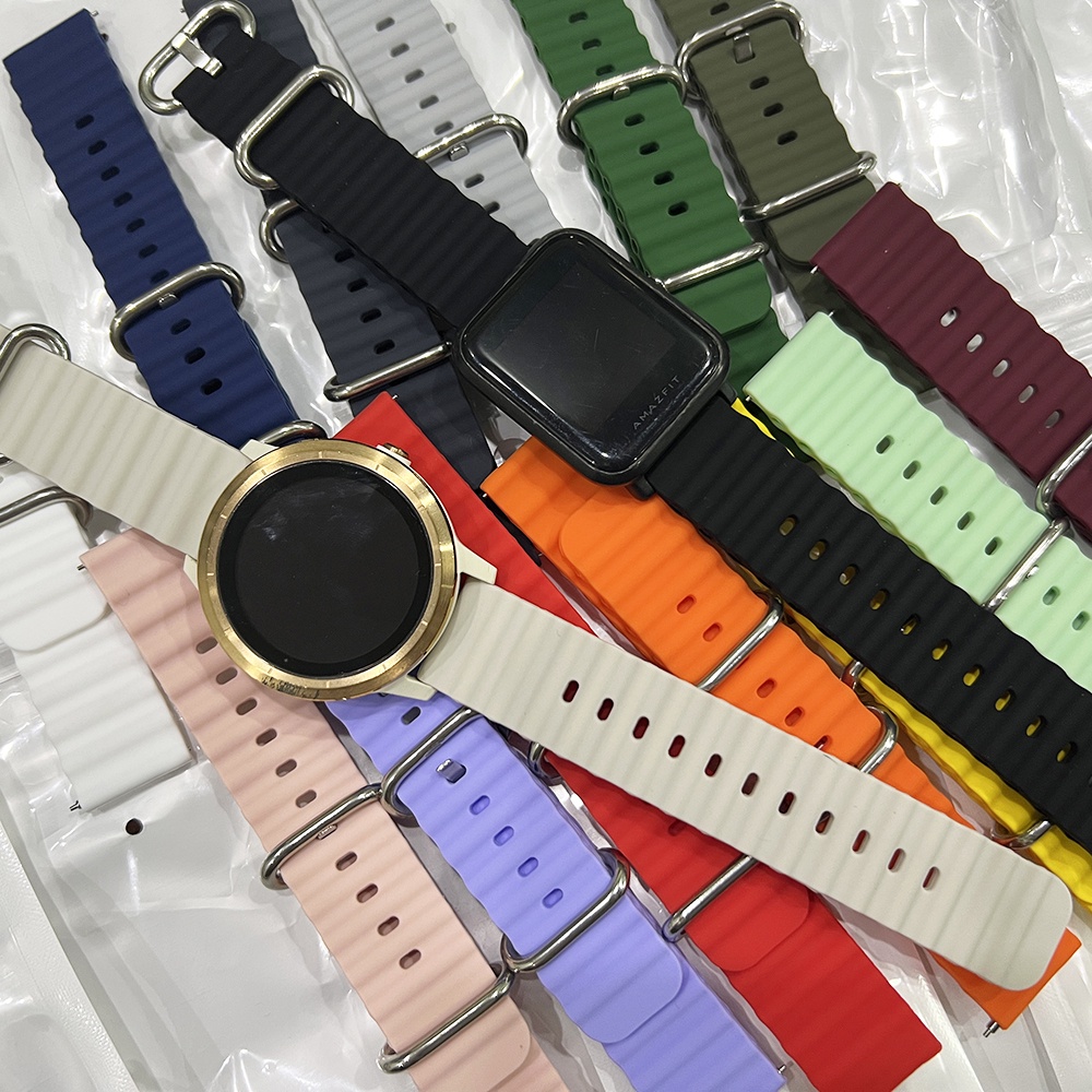 สายนาฬิกาข้อมือซิลิโคน สําหรับ Garmin Venu 2 Plus 43 มม. 45 มม.