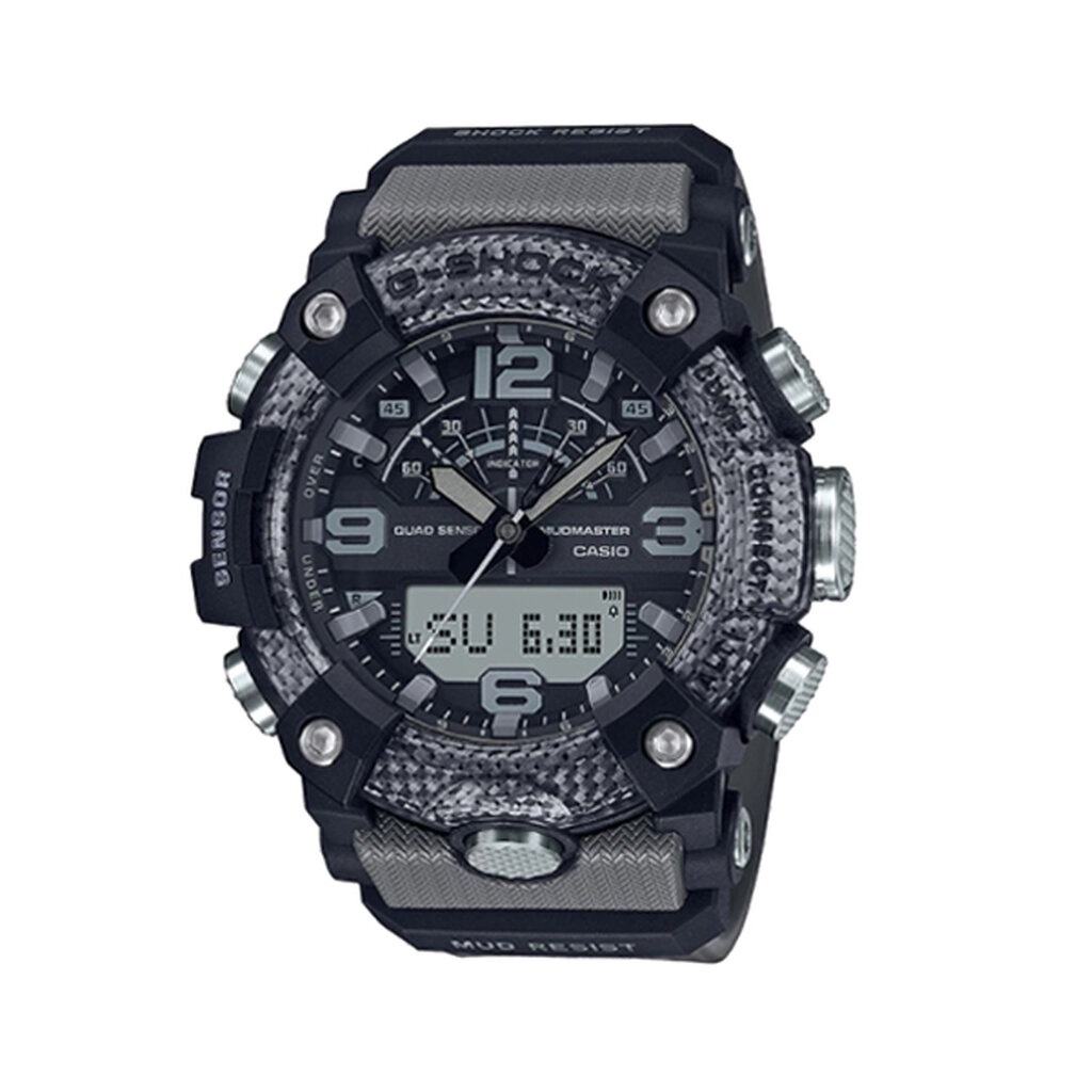 CASIO G-SHOCK พร้อมส่ง นาฬิกาข้อมือ นาฬิกากันน้ำ นาฬิกาของแท้ ประกันศูนย์ CMG 1 ปี ผ่อน0% รุ่น GG-B100-8A นาฬิกาสีดำ