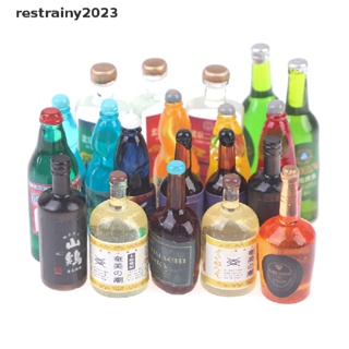 [restrainy] 20Pcs 1:12 1:6 Dollhouse Miniature Drink Bottles Model Dolls Kitchen Accessories [TH]