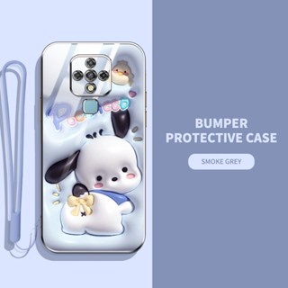 เคสโทรศัพท์มือถือ ลายสัตว์ และพืชน่ารัก 3D พร้อมสายคล้อง สําหรับ Infinix Tecno Camon 16 Pro CE7 CE7j CE9h