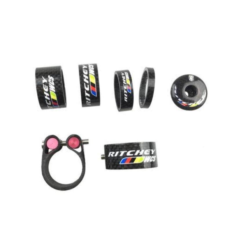 Ritchey WCS แคลมป์หลักอาน คาร์บอนไฟเบอร์ และฝาปิดคอแฮนด์ และสเปเซอร์เครื่องซักผ้า 5 10 15 20 มม. สําหรับจักรยานคาร์บอน
