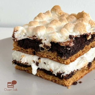 Oven Talk - S'mores Brookie ขนาด 3x3 นิ้ว