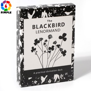 Blackbird Lenormand Tarot Card