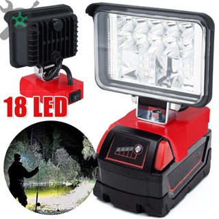 ไฟ LED 3 นิ้ว หมุนได้ 180 องศา สําหรับแบตเตอรี่ลิเธียม Milwaukee M18 20V SHOPCYC4697