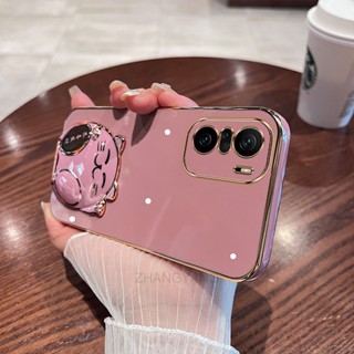 เคสโทรศัพท์มือถือ TPU นิ่ม ขอบตรง ลายแมวน่ารัก 3D สําหรับ Redmi k40 k40s k40 pro k30 k30 pro k30s k20