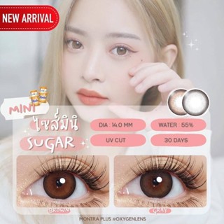 🔥คอนแทคเลนส์✨ขนาดมินิ✨Brown✨ Mini Sugar (Montra)