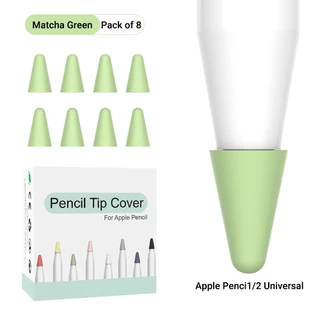 AK ฝาครอบปลายปากกาซิลิโคน AK, ปลอกซิลิโคน, ปลอกซิลิโคน, ปลายปากกา iPad, ปลอกปลายปากกา, เกราะป้องกันปลายปากกา 8 ชิ้น