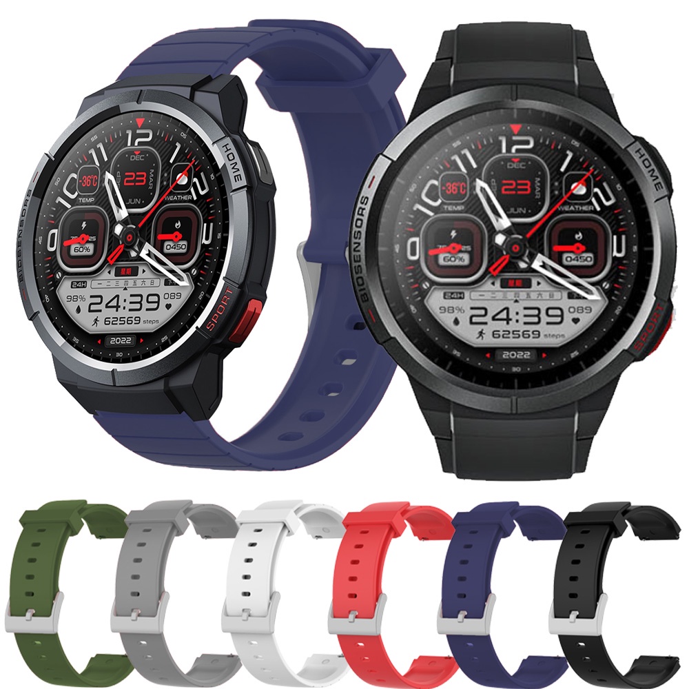 สําหรับ Mibro GS สมาร์ทวอทช์ สายรัดข้อมือซิลิโคน สายรัดข้อมือ กีฬา สายนาฬิกา เปลี่ยนได้