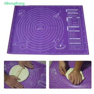 Abongbang แผ่นซิลิโคน ไม่ติดผิว ขนาด 45x60 ซม. พร้อมสเกล สําหรับทําขนม