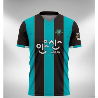 เสื้อยืดแขนสั้น ลายทีมชาติฟุตบอล Ansan Greeners YP2 2022-2023 พลัสไซซ์ PY2