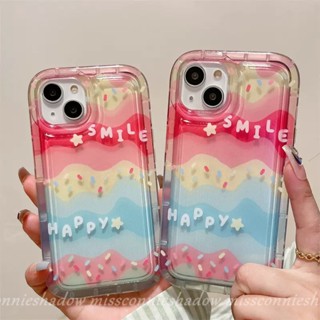 เคสโทรศัพท์มือถือแบบนิ่ม กันกระแทก ลายสีรุ้ง สําหรับ Oppo A7 A15 A54 A57 A17 A17K A12 A16 A74 A16s A16K A55 A5s A5 A9 A3s A95 A1K A77s A77 A16E A53 A33 A92 A31 A52 A72 A15s A35 A12E