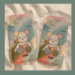 เคสป้องกันโทรศัพท์มือถือ ลายการ์ตูนหมี สําหรับ Apple Iphone 11promax xsmax 13promax 13 6s 7 8plus 12promax XR