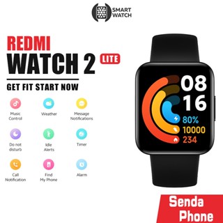 Xiaomi สมาร์ทวอทช์ รุ่น Redmi Watch 2 Lite จอ1.55" colorful touch Multi นาฬิกาออกกำลังกาย มี GPS กันน้ำ รับประกัน 1 ปี