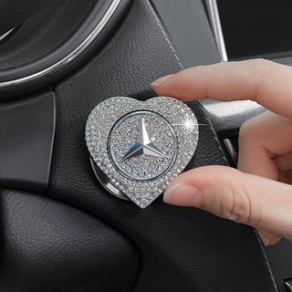 Car One-Click Start Decorative Sticker Protective Cover Modification Ignition Switch Button Sticker Diamond Ring Car Interior Supplies Decoration Car decoration