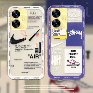 เคสโทรศัพท์มือถือ ซิลิโคนนิ่ม แบบใส ลายสัญลักษณ์ Fahion Air Max สําหรับ Realme C55 NFC 2023 RealmeC55