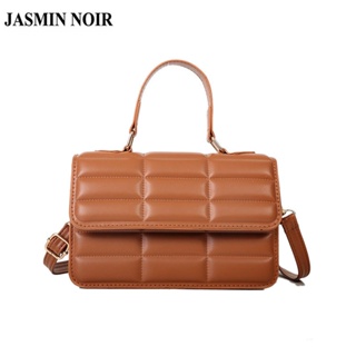 Jasmin NOIR กระเป๋าถือ กระเป๋าสะพายไหล่ ลายทาง สไตล์วินเทจ สําหรับสตรี