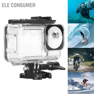 Ele เคสกล้องแอคชั่น กันน้ํา 40 ม. 131 ฟุต พร้อมตัวยึด สําหรับ Dji Osmo 3