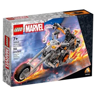 ชุดตัวต่อเลโก้ Marvel Ghost Rider Mech And Bike 76245 สินค้าใหม่ พร้อมส่ง