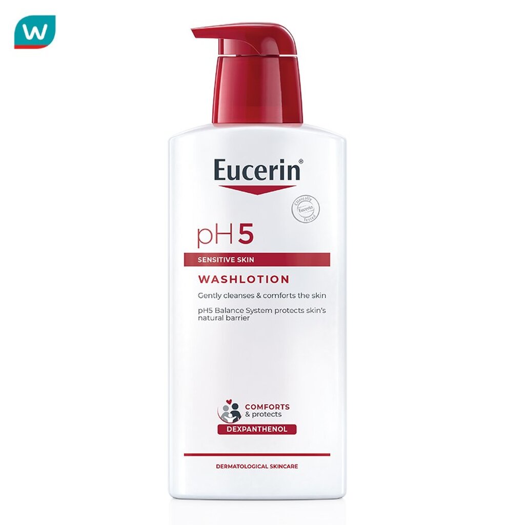 Eucerin ยูเซอริน พีเอช5 เซ็นซิทีฟ สกิน วอชโลชั่น 400 มล. ผลิตภัณฑ์ทำความสะอาดผิวกาย