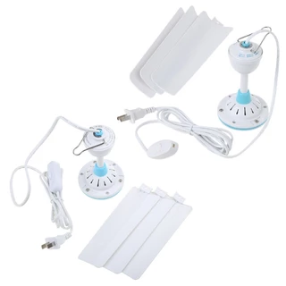 220V 15.7 to 47.2 inch Ceiling Fan Mute Electric Hanging Fan for Dining Room Bed