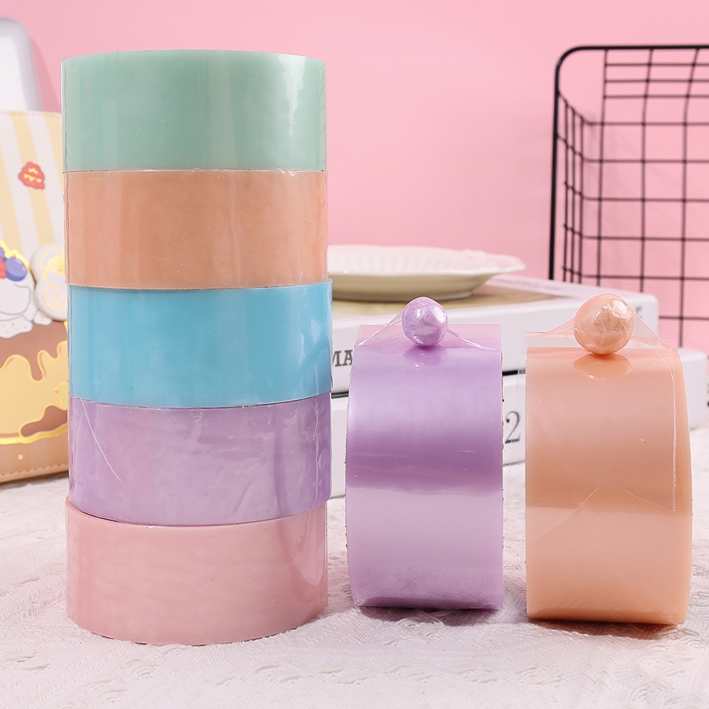 1 ม้วน 3.6 / 4.8 ซม. เทปกลิ้งลูกบอลเหนียว เด็ก ผู้ใหญ่ ของเล่นคลายเครียด สีมาการอง เทปมุก ยืดทั้งหมด Diang Ball Tape