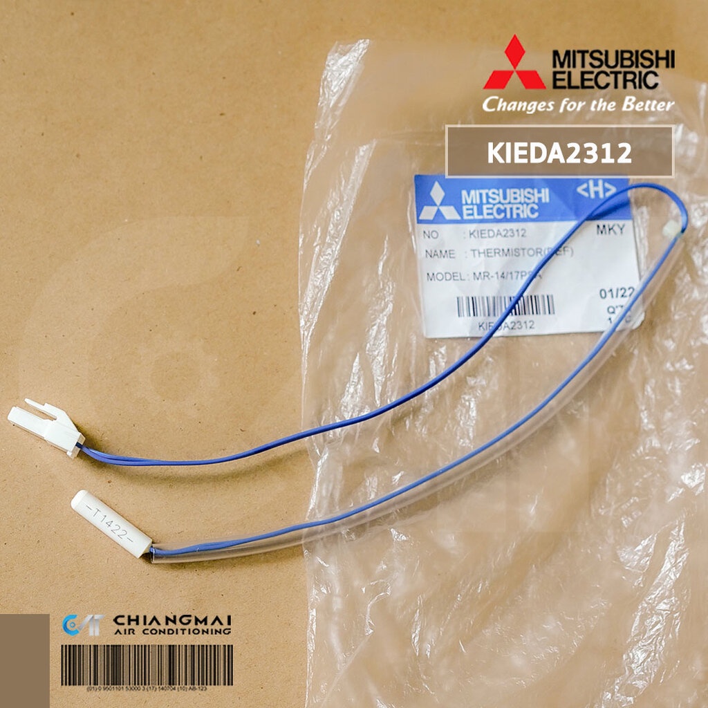 KIEDA2312 THERMISTOR(DEF) เซ็นเซอร์ตู้เย็น Mitsubishi Electric เทอร์มิสเตอร์ (ละลายน้ำแข็ง) อะไหล่ตู