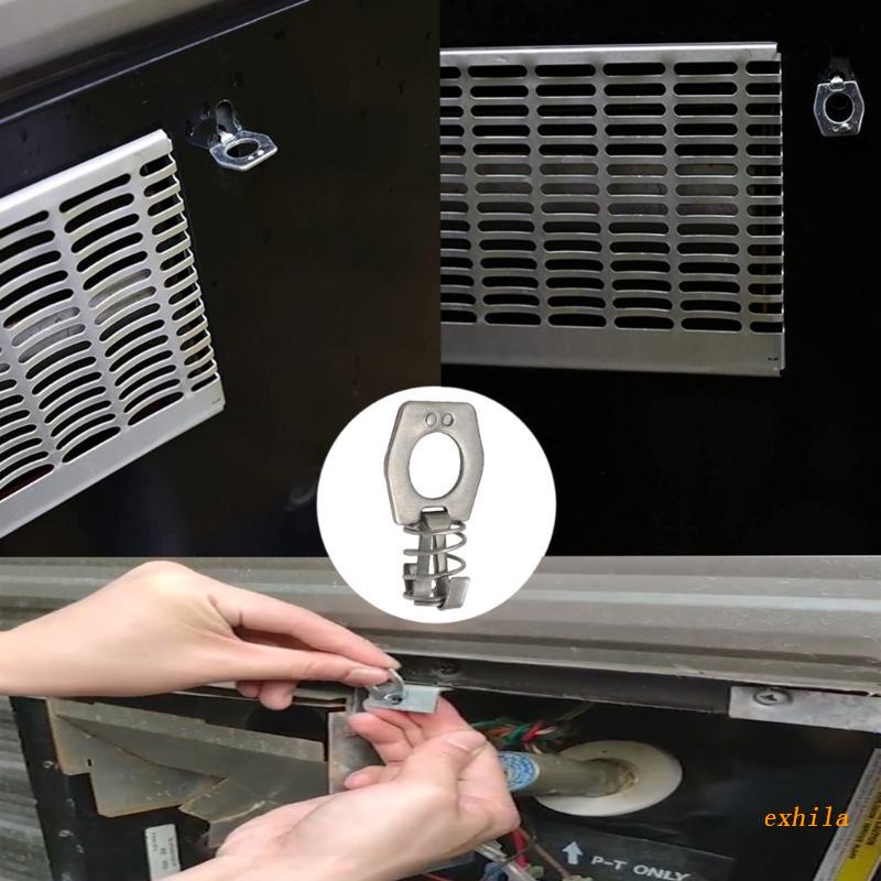 exhila Metal RV Camper Hot Water Heater Cover Door Latch Fastener for Camper 1 Pair